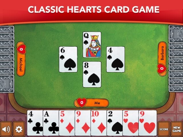 Hearts – Card Game Classic cho iOS
