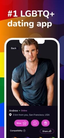 Heaven: Гей и ЛГБТ Знакомства для iOS