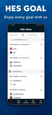 Hesgoal pour Android