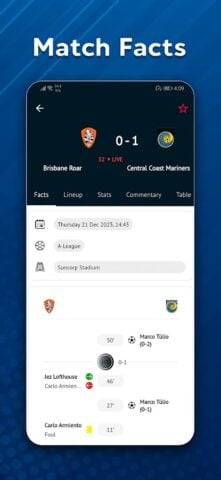 Hesgoal per Android