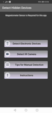 Hidden Camera Detector สำหรับ Android