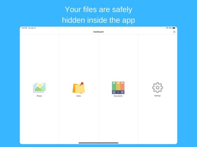 Ocultar foto video Hide it Pro para iOS