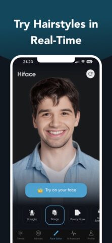 Hiface – Face Shape Detector لنظام iOS