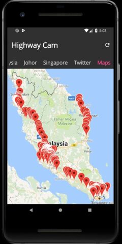 Android için Highway Cam Malaysia
