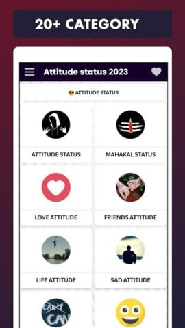 Hindi Attitude status shayari cho Android