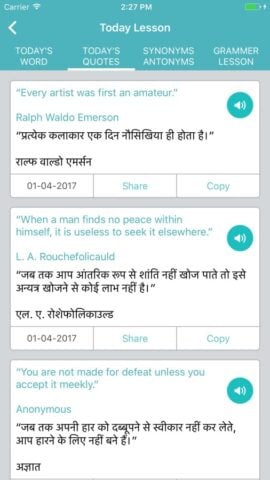 Hindi English Translator pour iOS
