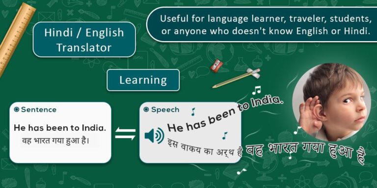 Hindi English Translator para Android