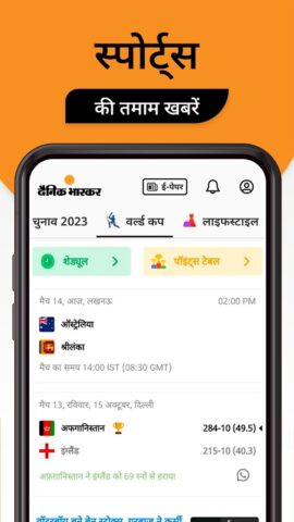 Hindi News by Dainik Bhaskar pour Android
