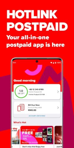 Hotlink Postpaid لنظام Android