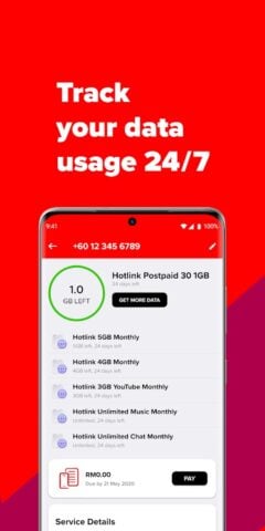 Hotlink Postpaid per Android
