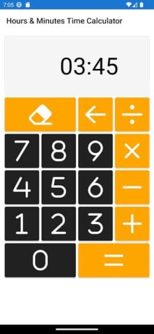 Hours Minutes Time Calculator لنظام Android