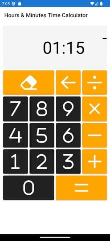 Hours Minutes Time Calculator for Android