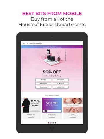 iOS 版 House of Fraser
