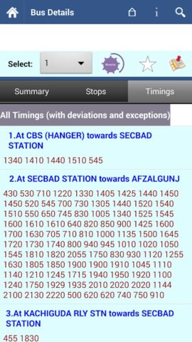 Hyderabad RTC Info para Android
