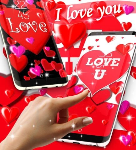 I love you live wallpaper สำหรับ Android