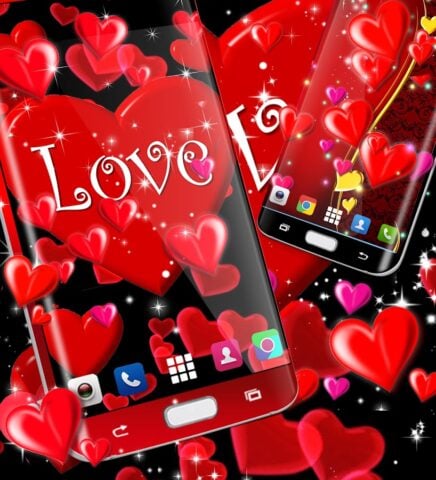 Android 版 I love you live wallpaper
