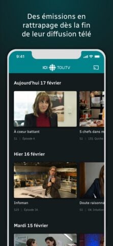 ICI TOU.TV pour iOS