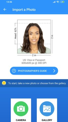 ID Passport VISA Photo Maker لنظام Android
