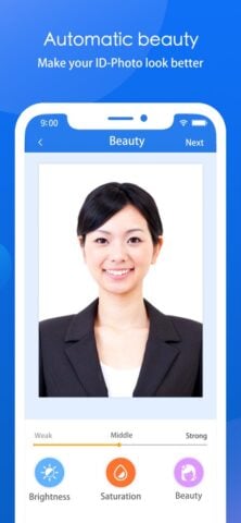 iOS 用 証明写真-履歴書とパスポート写真の制作