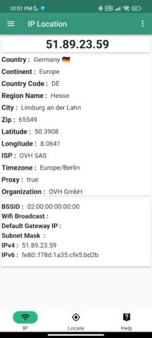 IP Location for Android