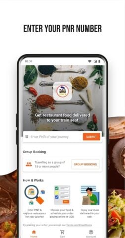 IRCTC eCatering Food on Track لنظام Android