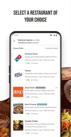 IRCTC eCatering Food on Track für Android