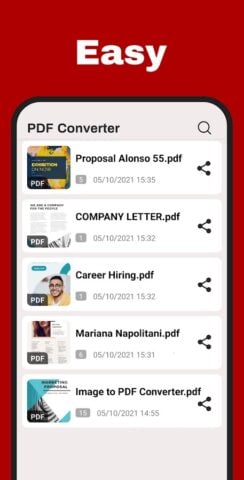 Convertisseur PDF-Image to PDF pour Android