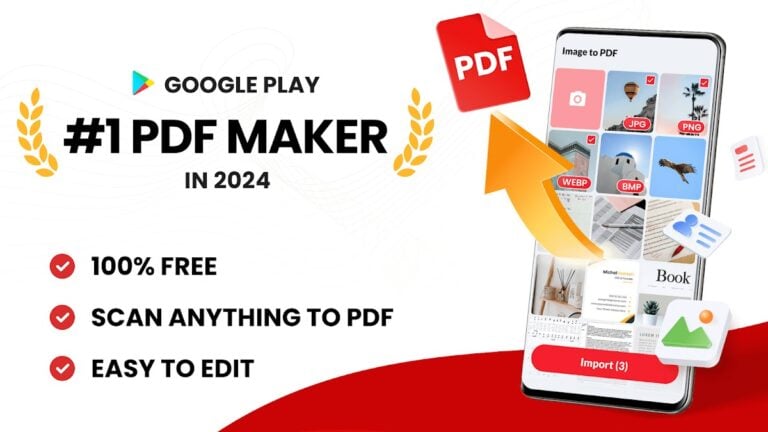 تحويل الصور الى PDF – بي دي اف لنظام Android