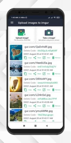 Imgur Upload – Image to Imgur per Android