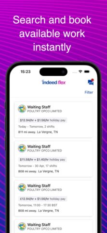 iOS 用 Indeed Flex – Job Search