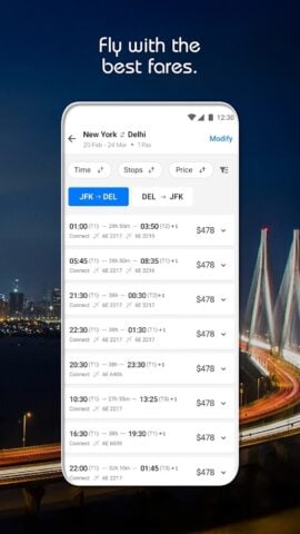 IndiGo: Flight Booking App pour Android