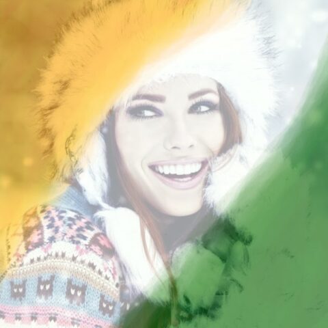India Flag Photo DP Letter Art สำหรับ Android
