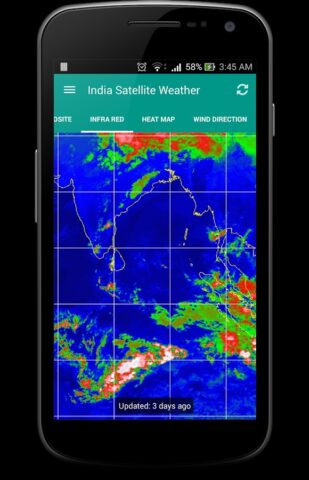 India Satellite Weather für Android