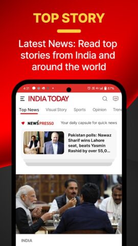 Android 用 India Today – English News