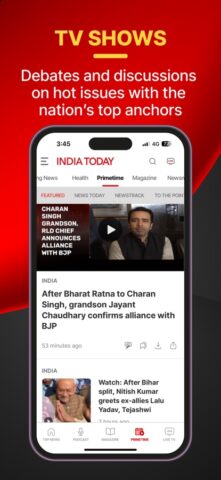 India Today TV English News pour iOS