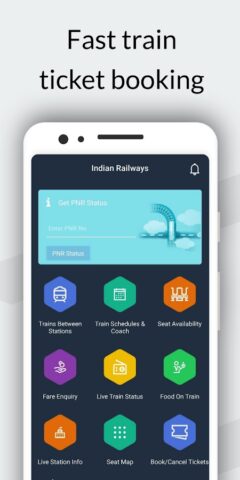 Indian Railway Train IRCTC App لنظام Android