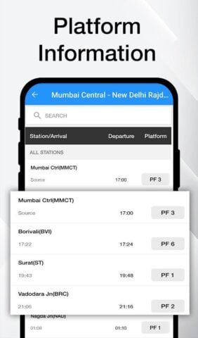 Android 版 Indian Railway Timetable Live