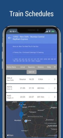 Indian Railway Train Enquiry для iOS — скриншот 5