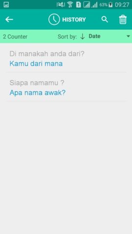 Android용 Indonesian Malay Translator