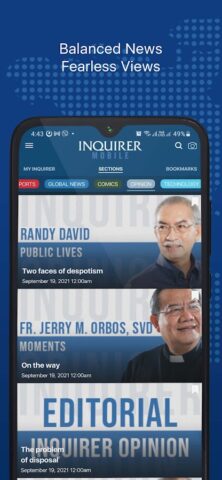 Inquirer Mobile para Android
