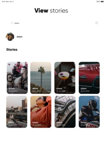 Insta story viewer for iOS
