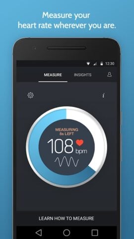 Herzfrequenz und Pulsmessgerät für Android