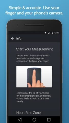 Android 用 インスタント心拍数計と脈拍モニター