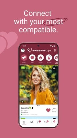Android용 InternationalCupid: 국제 데이트 앱