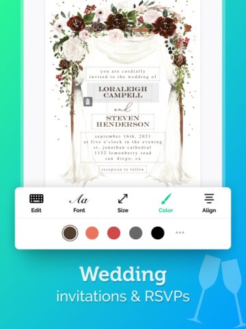 Invitation Card Maker Studio لنظام iOS