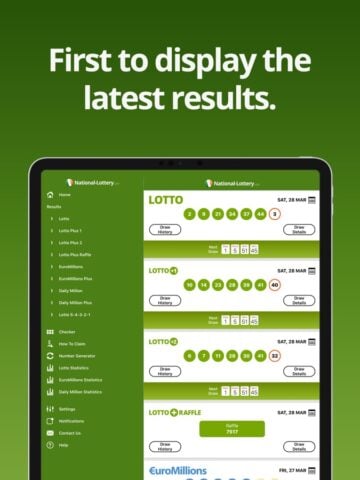 Irish Lottery Results für iOS