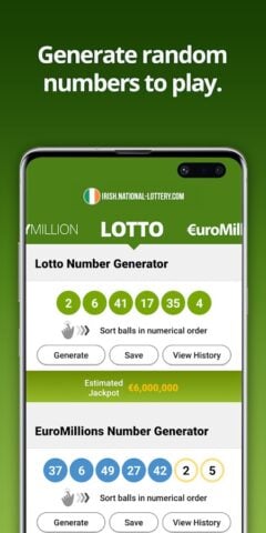 Irish Lottery Results para Android