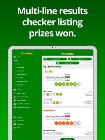 Irish Lottery – Results pour iOS