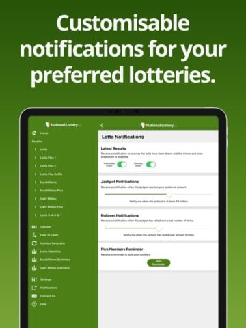 Irish Lottery Results สำหรับ iOS