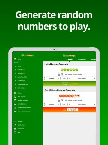 iOS 版 Irish Lottery – Results